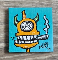 Image 1 of Spe 7 2.5x2.5 Inch Original Painting by Joey Mars 