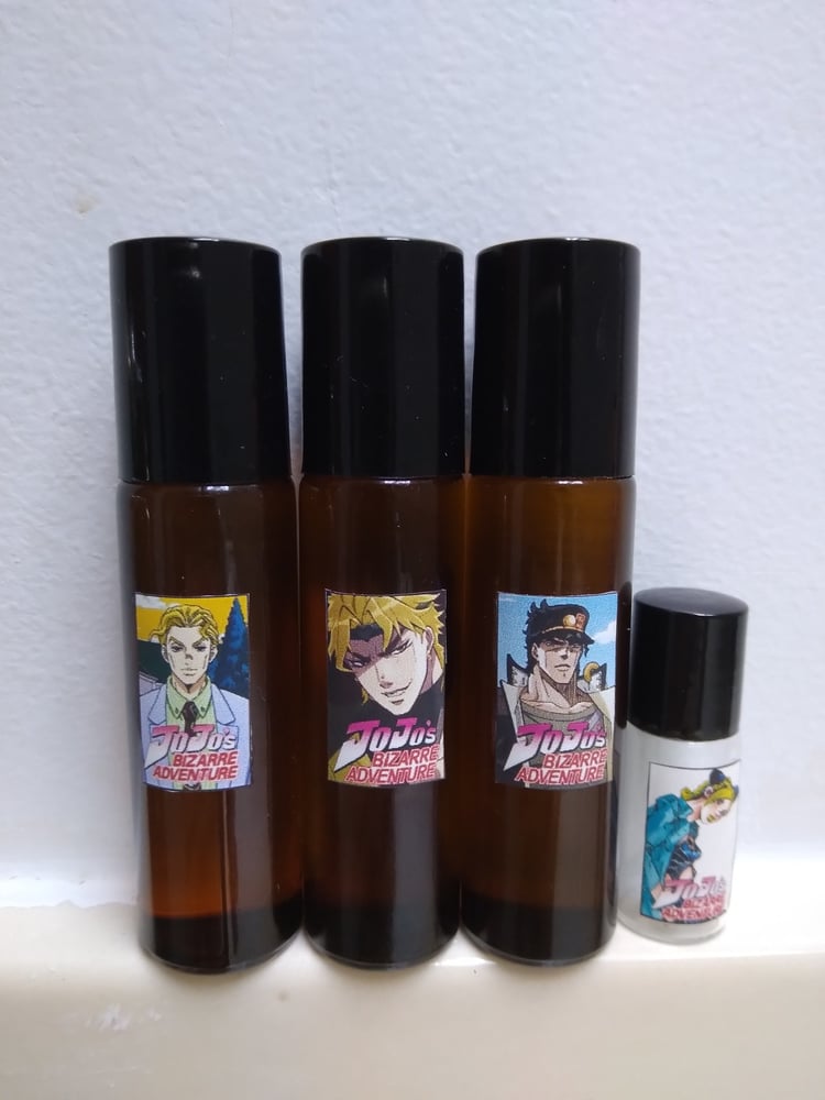 Image of JoJo's Bizarre Adventure 10ml and sample perfumes