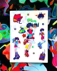 Image 2 of [oc] Demon Diner Stickers