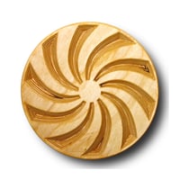 Image 1 of Spiral Trivet, Wood Hot Plate