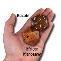 Image 2 of Oversized Hardwood Dice D20