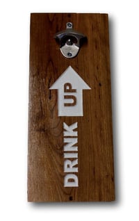 Image 2 of Wall Mounted Bottle Opener, Drink Up