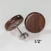 Image 2 of Walnut Hardwood Earrings