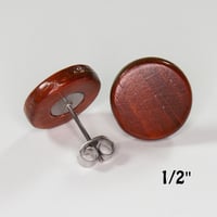 Image 2 of Padauk Earrings, Hardwood Earrings