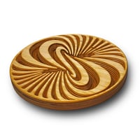 Image 3 of Twist Trivet, Wood Hot Plate