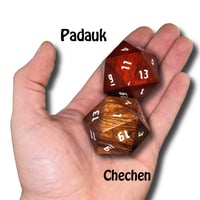 Image 5 of Oversized Hardwood Dice D20