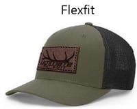Image of PRE ORDER Leather Patch Flexfit Hats