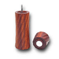 Image 5 of Unique Twisted Wooden Pepper Mill