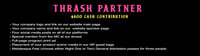 Image 2 of Thrash Partner SPONSOR $600 CASH CONTRIBUTION​​