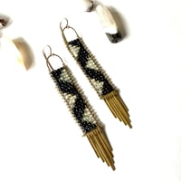 Image 3 of The Weaving Path Pattern Earrings