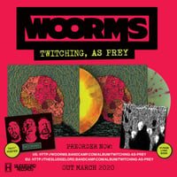 WOORMS Twitching, as Prey 12" LP