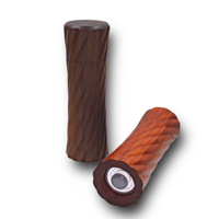 Image 1 of Unique Twisted Wooden Pepper Mill