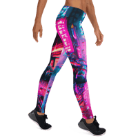 Image 3 of Tokyo Glitch Leggings