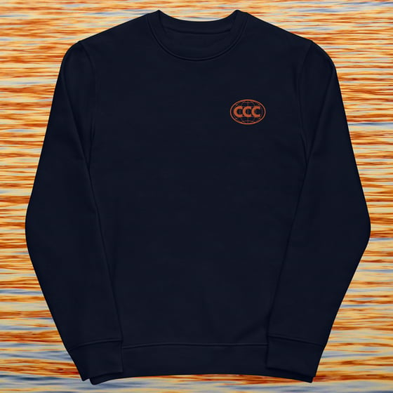 Image of Coral City Camera Globe Sweater (Navy Blue) 