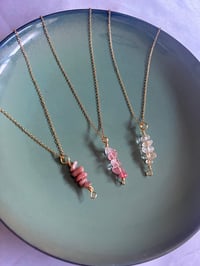 Image 5 of Wire Wrapped Crystal Pendant Necklace