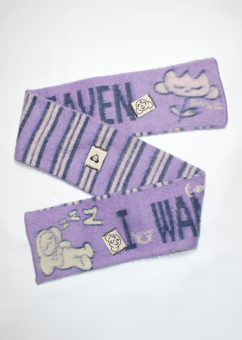ERED MOHAIR SCARF