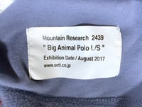 Image 4 of Mountain Research 2017ss big animal polo shirt, fits L/XL