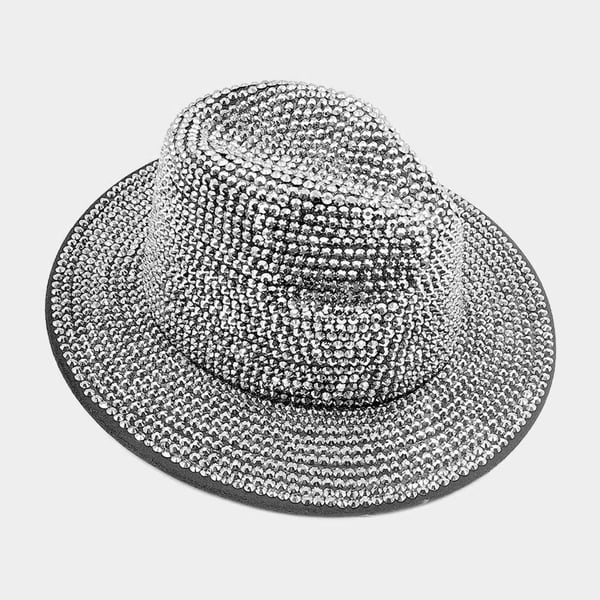 Image of Bling Studded Hat (Silver)