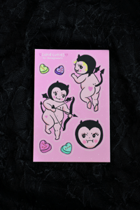 Cupid Sticker Sheet