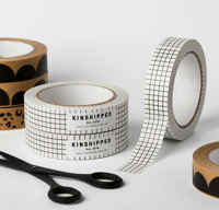 kinshipped paper tape - grid