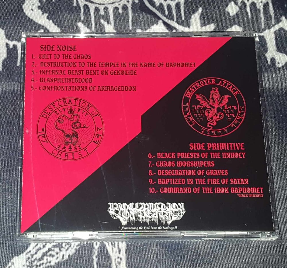 Destroyer Attack / Desecration of Christ - Primitive Noise - Split - CD