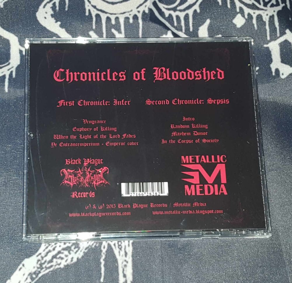 Infer / Sepsis - The Chronicles Of Bloodshed -Split- CD