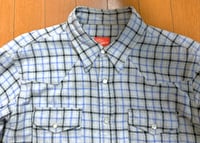Image 2 of Battenwear made in USA plaid snap button shirt, size M