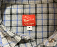 Image 3 of Battenwear made in USA plaid snap button shirt, size M