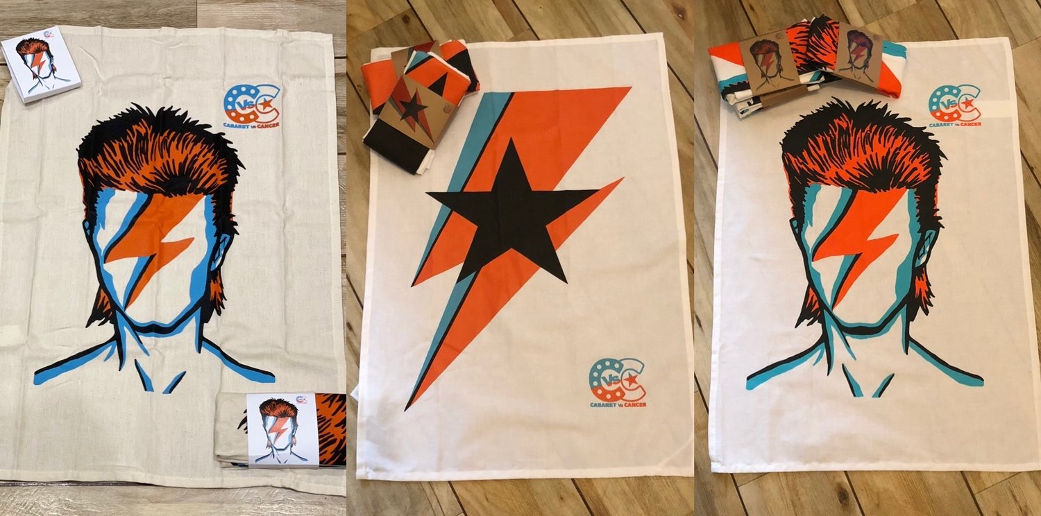 Image of Bowie Tea/Dish Towels! 100% Cotton