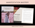 Manifest Journal - Create your Life  with Intention 
