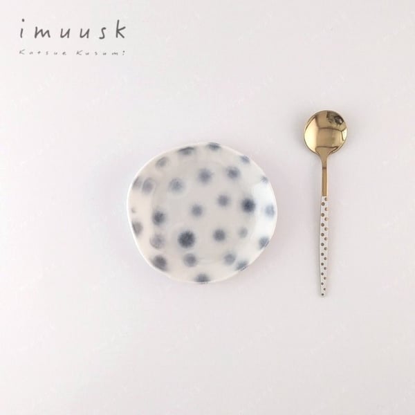 Image of Bluette Pois Plate 10cm - 12cm