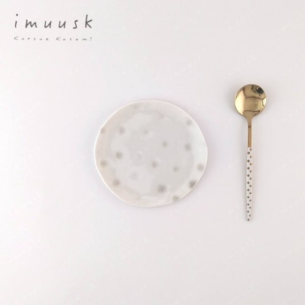 Image of Gray Pois Plate 10cm