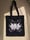 Image of Biblically Accurate Angel Kitty Eco Shopper Black Tote Bag