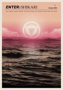 Image of Enter Shikari | European Tour 2024 Screenprint (LAST ONE)