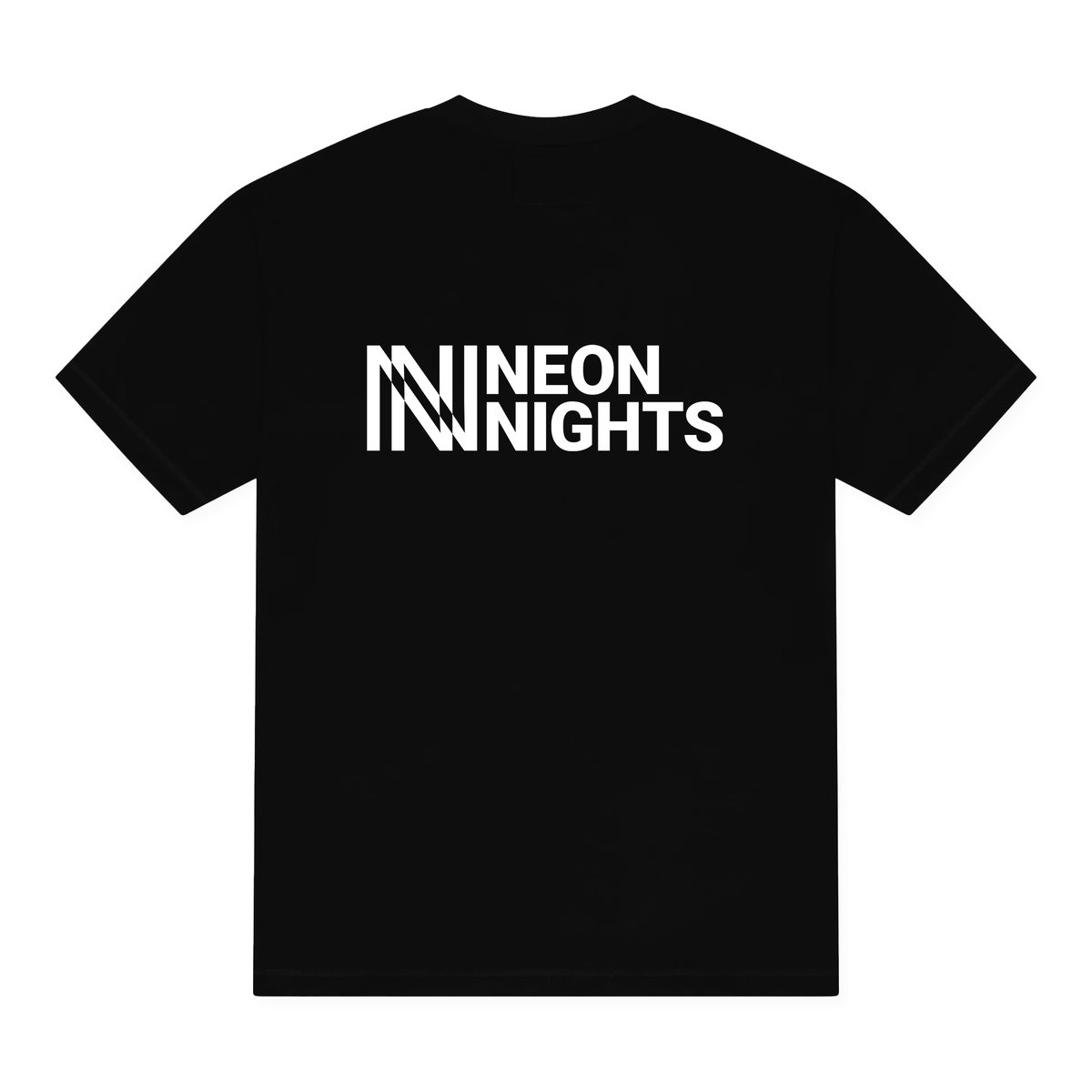 Image of Neon Nights Logo Tee (Black)