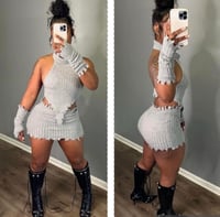 SWEATER SKIRT SET 