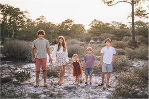 Image of Conradina Blooms on Pensacola Beach, FL - Family Mini Session