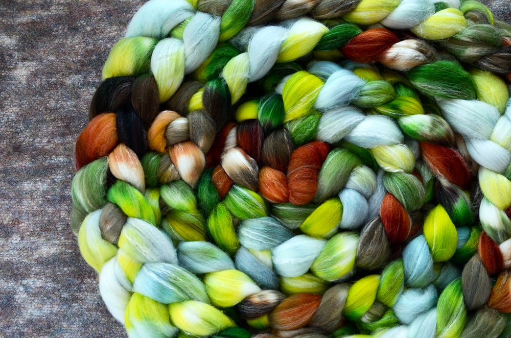 Image of January Fiber Club Extras - "Paint by Number" - 4 oz..- LAST CHANCE- OPEN TO ALL AND READY TO SHIP