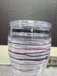 Image 2 of HETI fitted 18oz wrapped cup in red, white, and blue