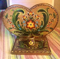Image 2 of Vintage Folk Heart Candleholder