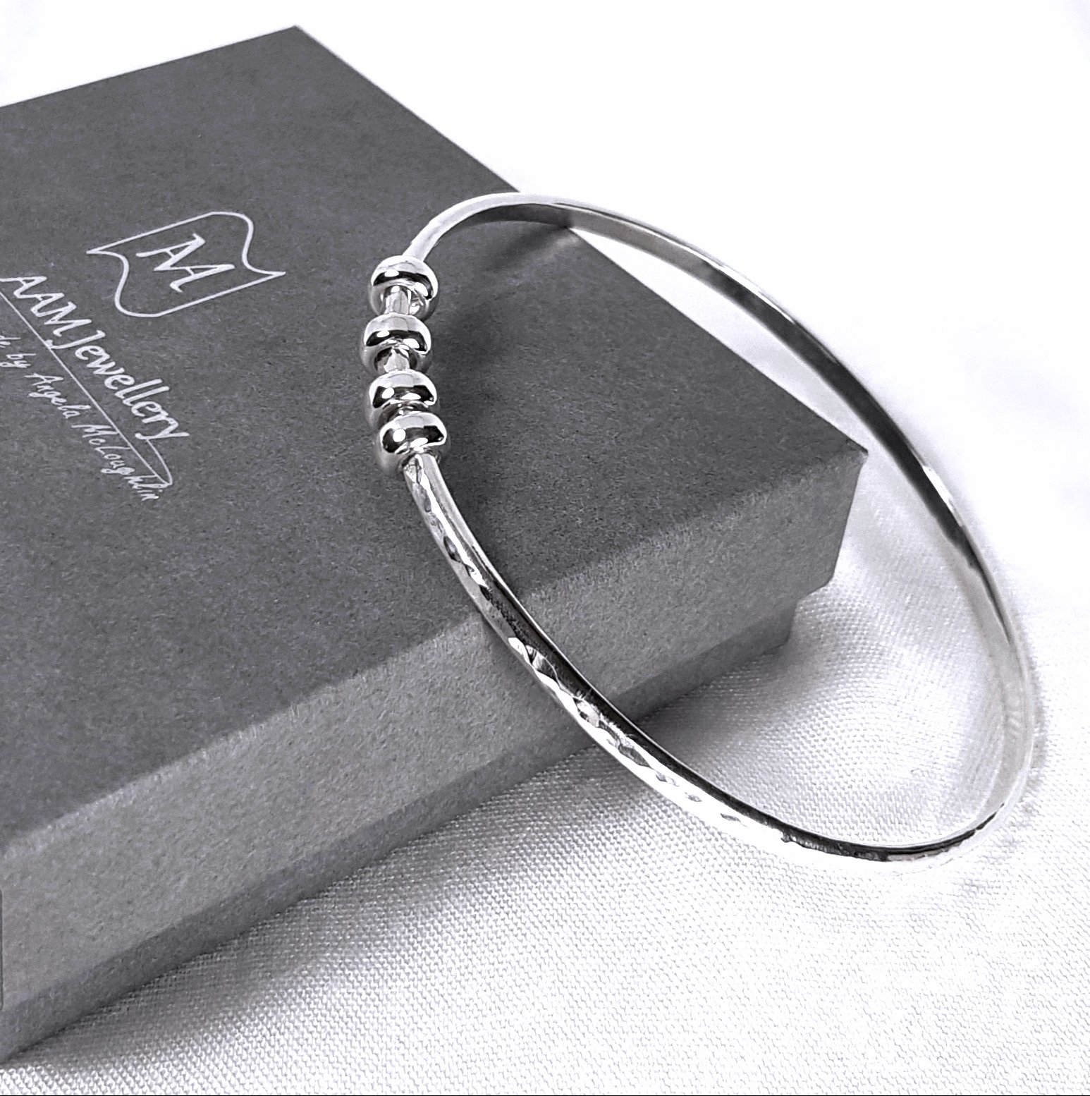 Sterling Silver Crystal Personalised Tennis Bracelet | Bloom Boutique