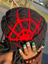 Spider-man inspired beanie