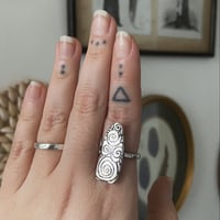 Image 3 of Made to order spiral stone ring