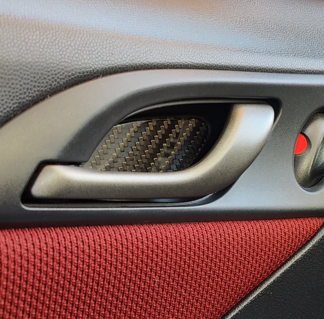 Civic FN2 Carbon Fibre Door Handle Inserts