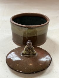 Image 3 of Lidded Jar with Buddha