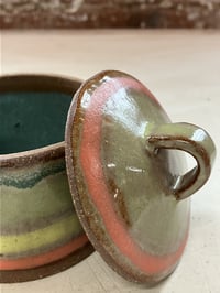 Image 3 of Lidded Jar, Spring Colors