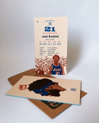 Image 3 of Masked Embiid card