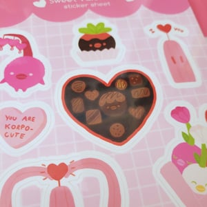Sweet Valentine Sticker Sheet