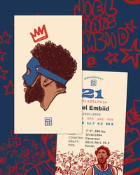 Image 1 of Masked Embiid card