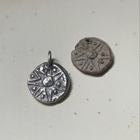 Image 1 of Made to order Medieval star and anchor token pendant